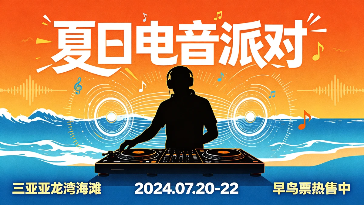 活动推广海报示例1