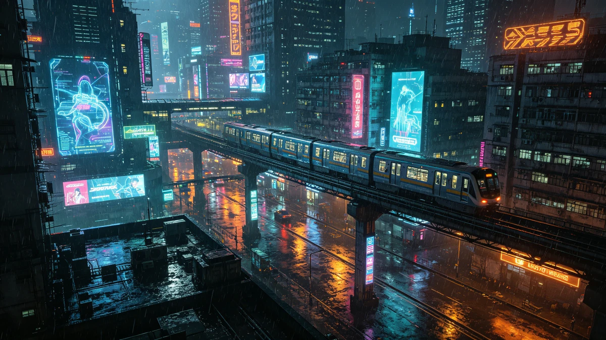 赛博朋克风格生成示例1